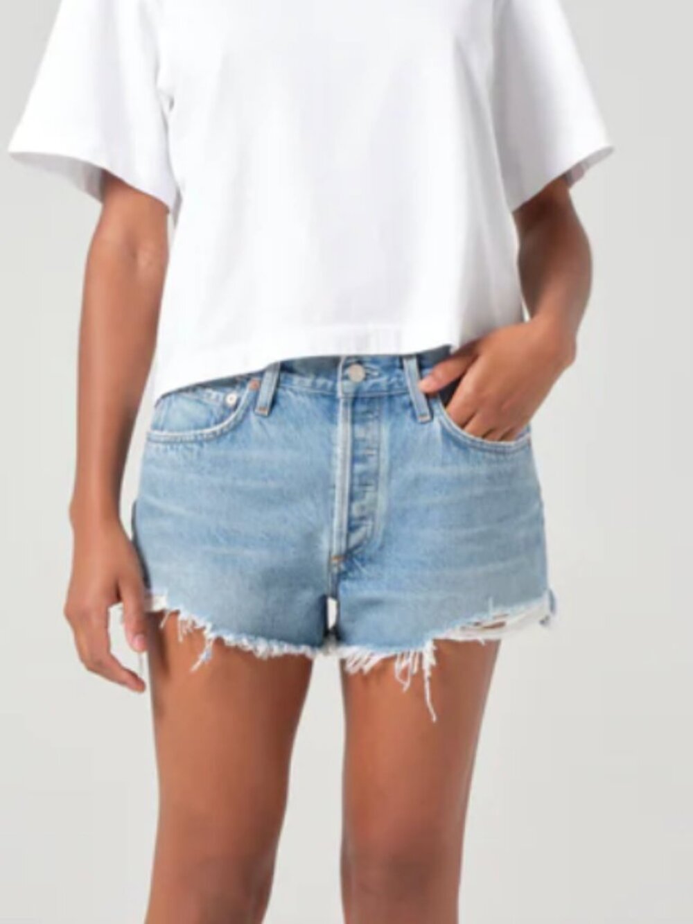 AGOLDE Parker Vintage Cut Off Short - Picture 4 of 4